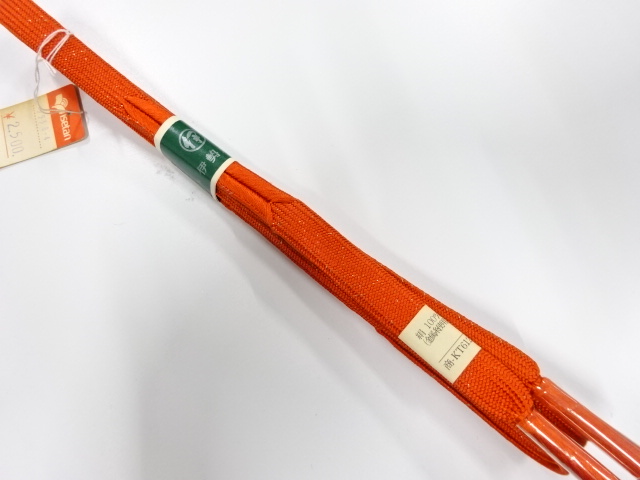 未使用品　正絹　手組帯締め